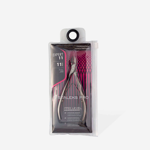 Кусачки професійні для шкіри STALEKS PRO EXPERT 11 ріжуча частина 11 mm NE-11-11