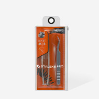Пінцет для вій STALEKS PRO EXPERT 45 TYPE 8 mini L TE-45/8
