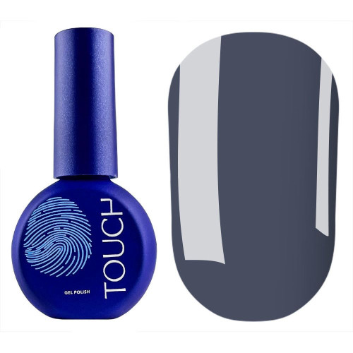 TOUCH GEL POLISH 23 (сірий з блакитним відтінком, емаль) 9 мл TOUCH GEL POLISH 23 (сірий з блакитним відтінком, емаль) 9 мл