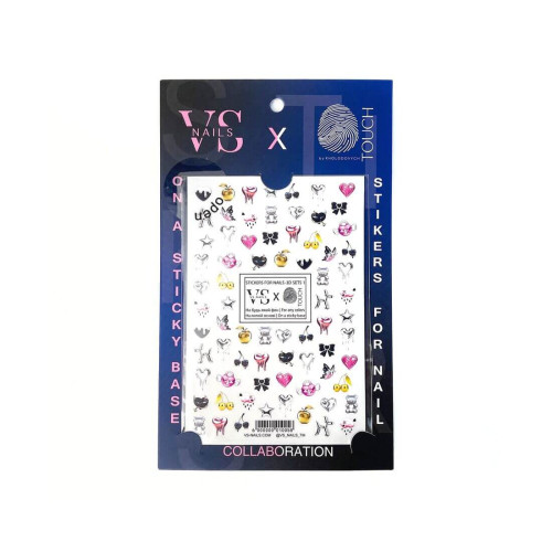 Стікер Touch & VS Nails Stickers 3D SETS 1