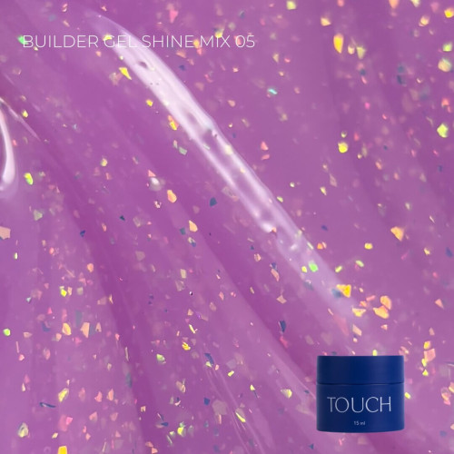 Touch Builder gel Shine Mix 05, 15 мл