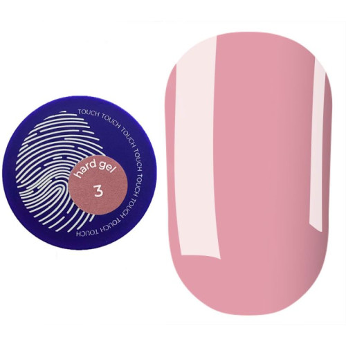 Моделюючий гель Touch Hard Gel №03 (персиково-рожевий) 15 мл Моделюючий гель Touch Hard Gel №03 (персиково-рожевий) 15 мл