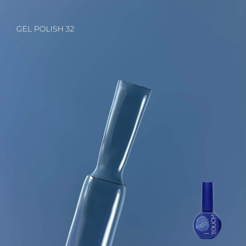 TOUCH GEL POLISH №32 (бледно-синий) 9 мл