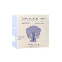 Touch Universal Nails Forms Нижні форми для нарощування 300 шт. Touch Universal Nails Forms Нижні форми для нарощування 300 шт.