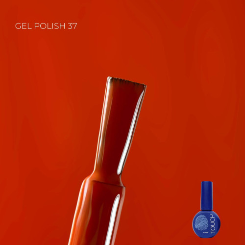 TOUCH GEL POLISH №37 (оранжево-красный) 9 мл