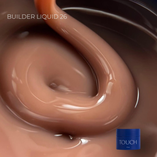 Touch Гель для нігтів Builder liquid 26, 15 мл Touch Гель для нігтів Builder liquid 26, 15 мл