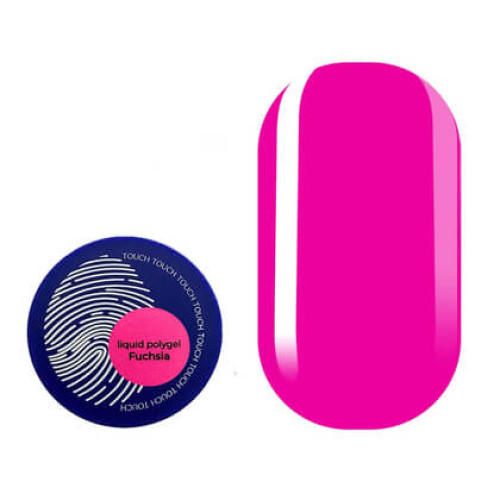 Рідкий полігель Touch Neon liquid polygel Fuchsia, 15 мл