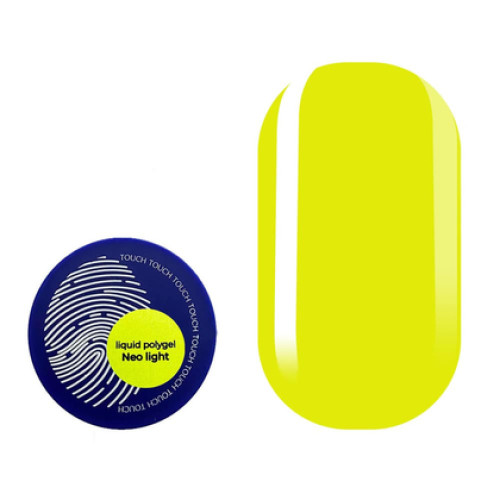Рідкий полігель Touch Neon liquid polygel Neo light, 15 мл