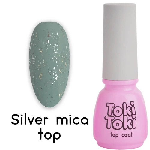 Toki-Toki Топ без липкого шару Silver Mica Top 5 мл Toki-Toki Топ без липкого шару Silver Mica Top 5 мл