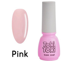 Toki-Toki Камуфлююча база для манікюру Cover Base Pink, 15 мл