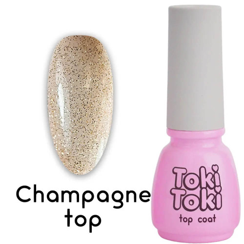 Toki-Toki Топ без липкого слоя Champagne Top 5 мл Toki-Toki Топ без липкого слоя Champagne Top 5 мл