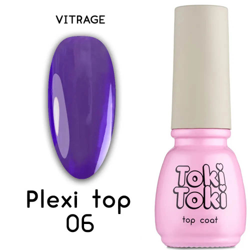 Toki-Toki Топ без липкого слоя Plexi Top №06, 5 мл Toki-Toki Топ без липкого слоя Plexi Top №06, 5 мл