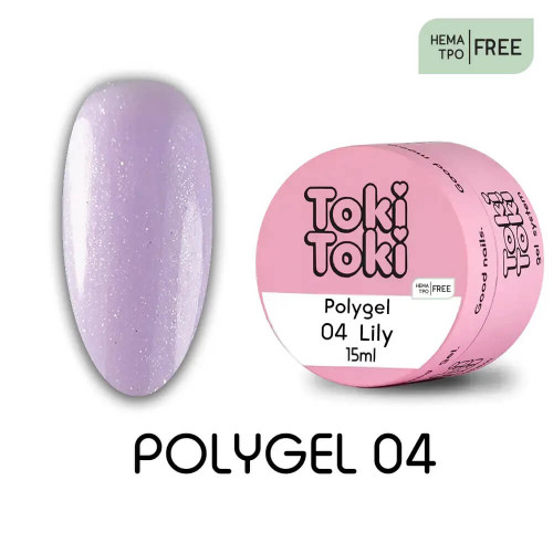 Polygel Toki-Toki №04 Lily 15 мл Polygel Toki-Toki №04 Lily 15 мл