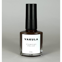 Vakula Nails Лак для стемпінгу №18 коричневий, 8 мл