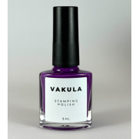Vakula Nails Лак для стемпинга №26 фиолетовый, 8 мл