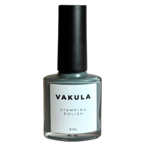 Vakula Nails Лак для стемпинга №33 темно-серый 8 мл