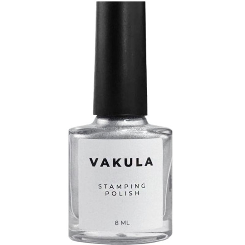 Vakula Nails Лак для стемпінгу №03 срібло з шимером, 8 мл Vakula Nails Лак для стемпінгу №03 срібло з шимером, 8 мл