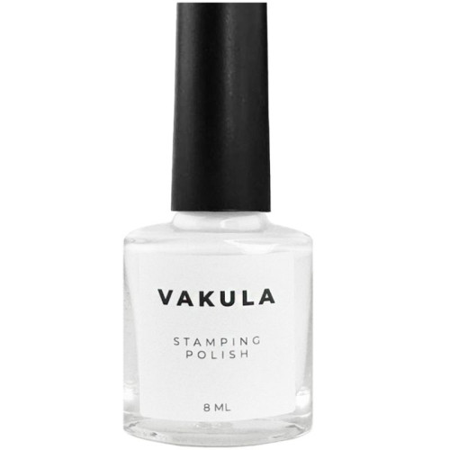 Vakula Nails Лак для стемпінгу №01 білий 8 мл Vakula Nails Лак для стемпінгу №01 білий 8 мл