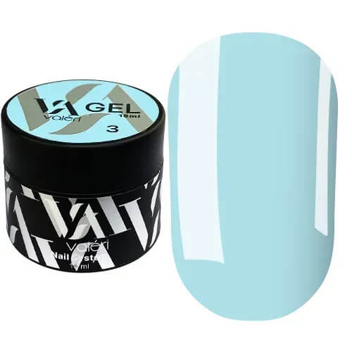 Valeri Builder Gel №03, 15 мл Blue