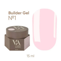 Valeri Builder Gel №01, 15 ml Nude