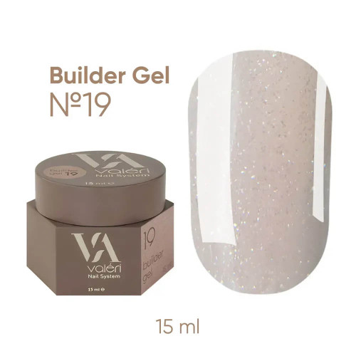 Valeri Builder Gel №19, 15 мл Valeri Builder Gel №19, 15 мл