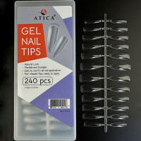 Atica Гелеві типси Almond 240 шт. Atica Гелеві типси Almond 240 шт.