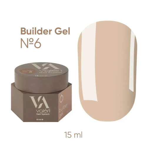Valeri Builder Gel №06, 15 мл Valeri Builder Gel №06, 15 мл