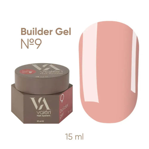 Valeri Builder Gel №09, 15 мл Valeri Builder Gel №09, 15 мл