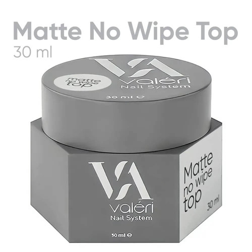 Valeri Top matte non wipe, 30 мл Valeri Top matte non wipe, 30 мл