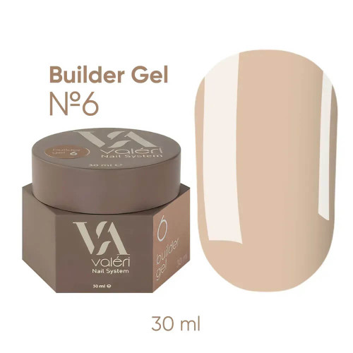 Valeri Builder Gel №06, 30 мл Valeri Builder Gel №06, 30 мл