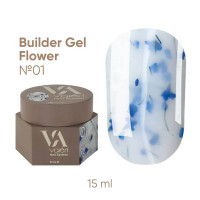 Valeri Builder Gel Flower №01, 15 мл Valeri Builder Gel Flower №01, 15 мл