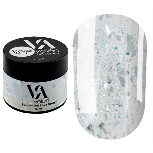 Valeri Builder Gel Love Story №01, 15 мл