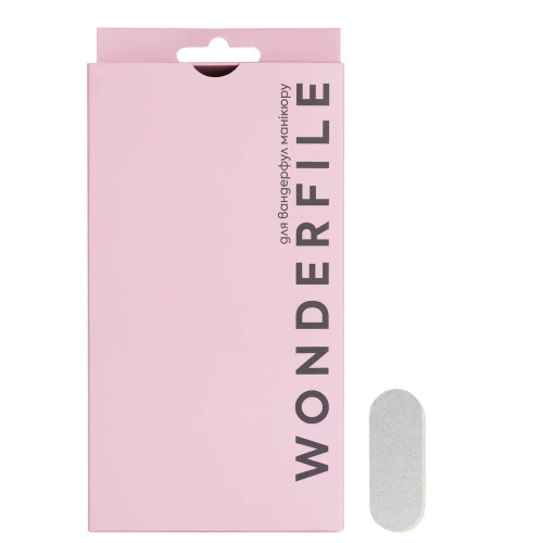 Wonderfile Файл-бафф для основы 160х18мм 240 грит 50 шт Wonderfile Файл-бафф для основы 160х18мм 240 грит 50 шт