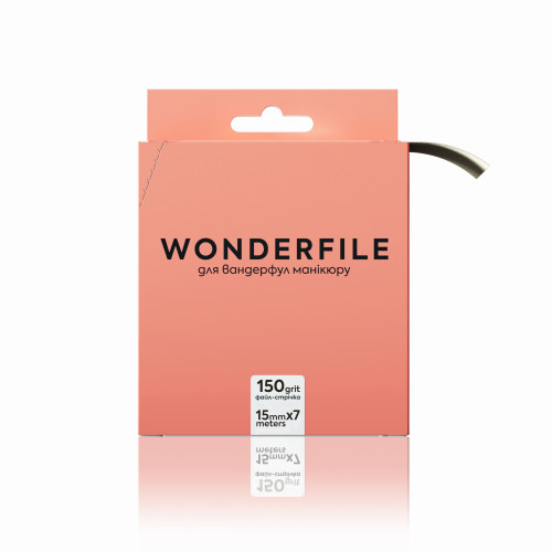 Файл-стрічка для пилки 130х15мм Wonderfile 180 гріт 7 метрів Файл-стрічка для пилки 130х15мм Wonderfile 180 гріт 7 метрів